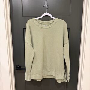 Time and Tru Sage Green Sweatshirt